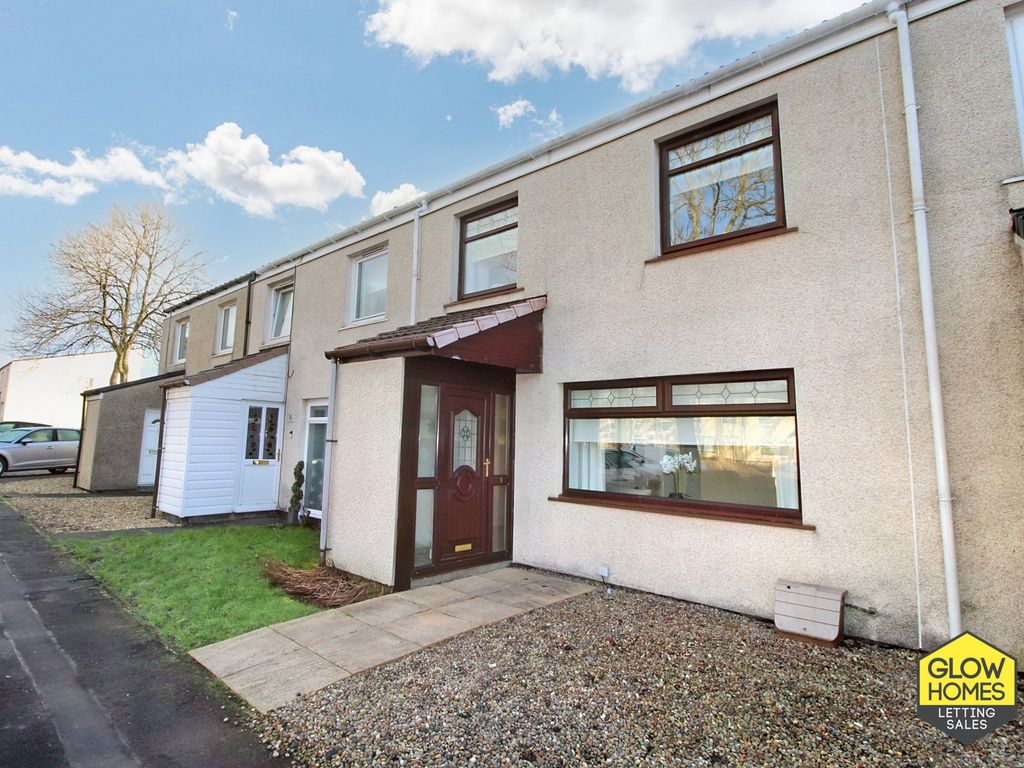 3 bed terraced house for sale in Enterkine, Kilwinning KA13, £85,000