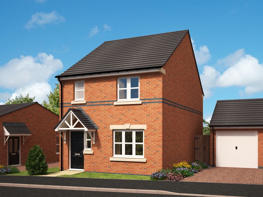 New home, 3 bed detached house for sale in Aumonier Way, Alfreton DE55