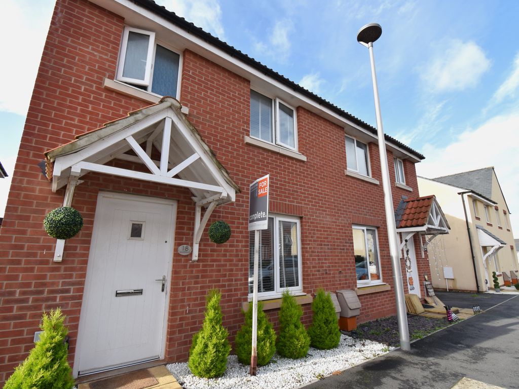 3 bed semidetached house for sale in Whiteways, Cranbrook, Exeter EX5