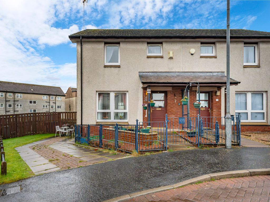 2 bed semidetached house for sale in Carloway Court, Glasgow G33, £
