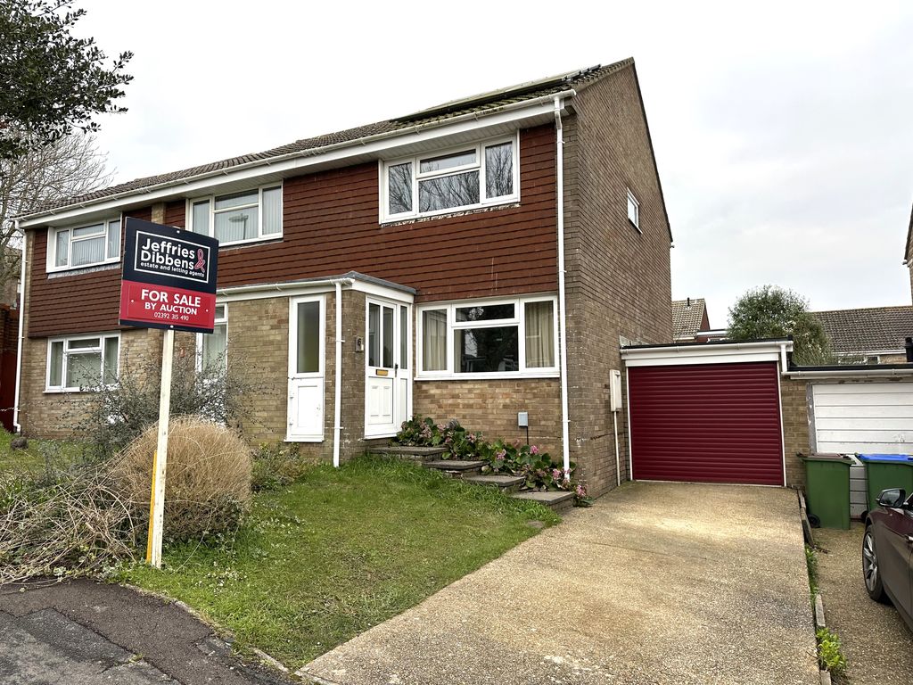 2 bed semidetached house for sale in Steep Close, Portchester, Fareham PO16, £225,000 Zoopla