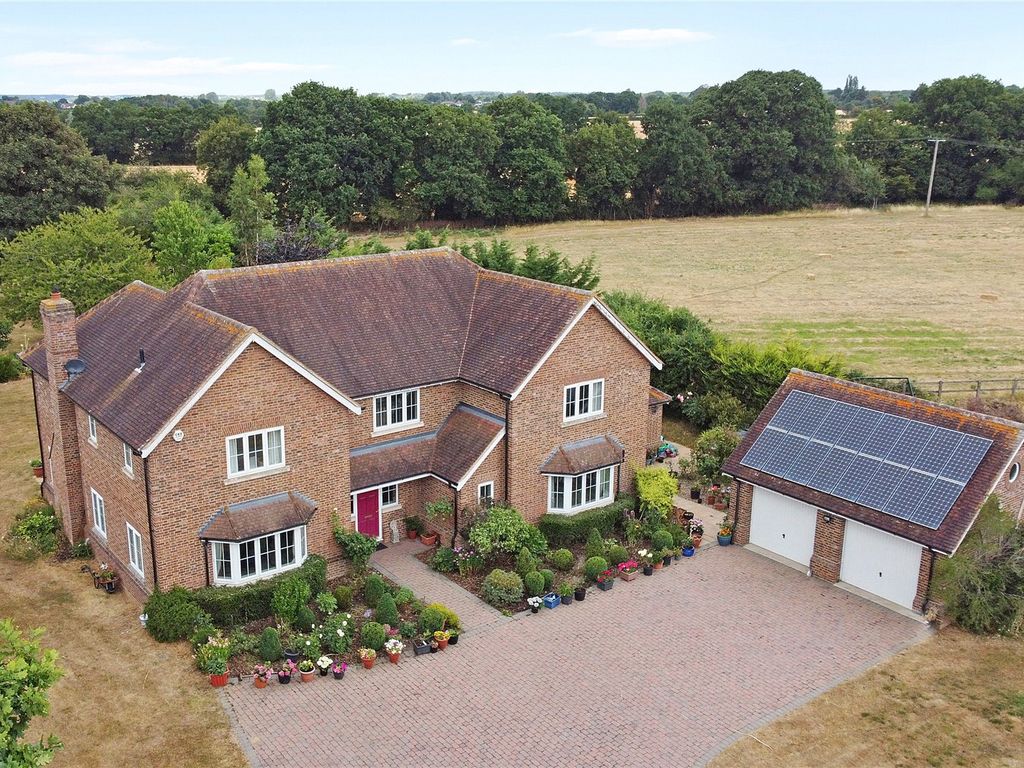 5 bed detached house for sale in Cock Green, Felsted, Dunmow, Essex CM6
