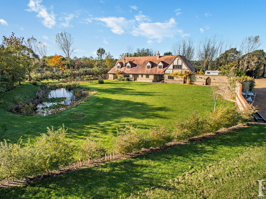 5 bed detached house for sale in Fen Road, Pidley, Huntingdon PE28, £