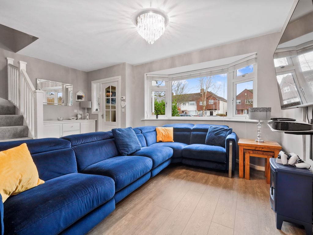 3 bed terraced house for sale in Berwick Crescent, Sidcup DA15, £