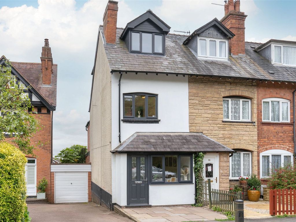 3 bed end terrace house for sale in Hewell Road, Barnt Green B45, £