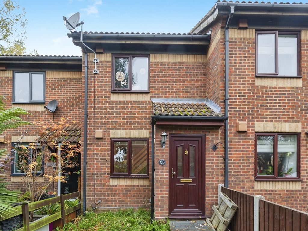 2 bed terraced house for sale in Hardy Close, Cippenham, Slough SL1, £