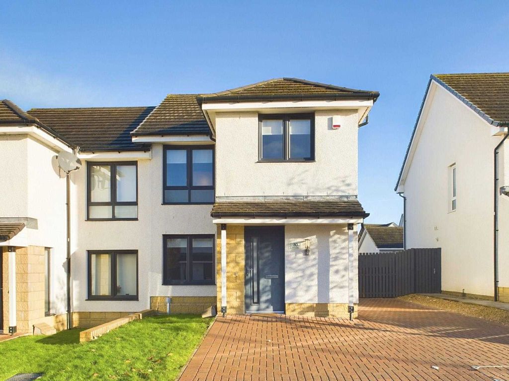 3 bed semidetached house for sale in Cypress Road, Motherwell ML1, £
