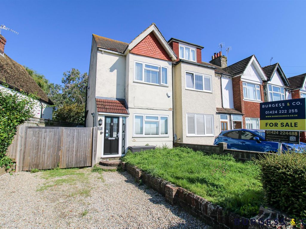 3 bed end terrace house for sale in Turkey Road, BexhillOnSea TN39, £