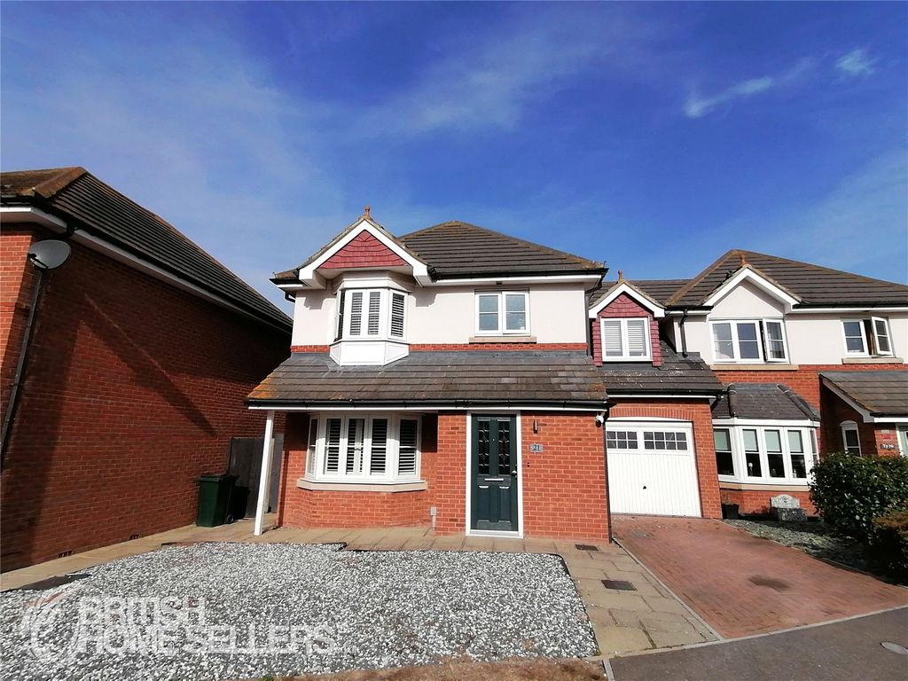 4 bed detached house for sale in Jasmin Close, Minster On Sea