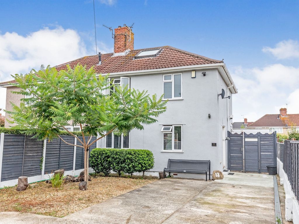 3 bed semidetached house for sale in Spring Gardens, Knowle, Bristol