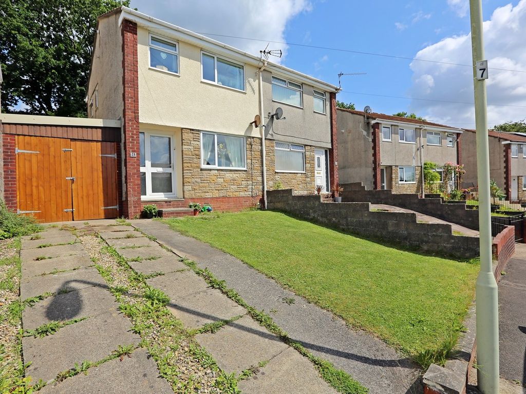 2 bed semidetached house for sale in Foel View Close, Llantwit Fardre