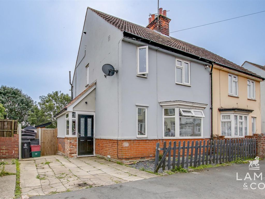 3 bed semi-detached house for sale in Una Road, Harwich CO12, £250,000 ...