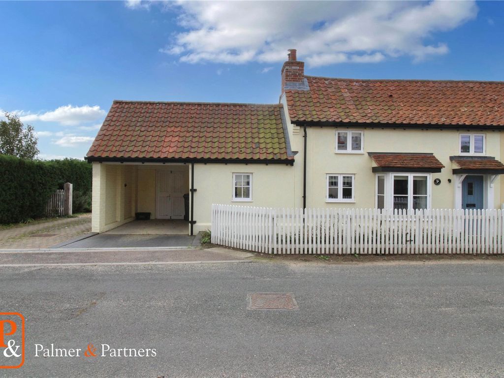 2 bed semidetached house for sale in Mill Road, Friston, Saxmundham