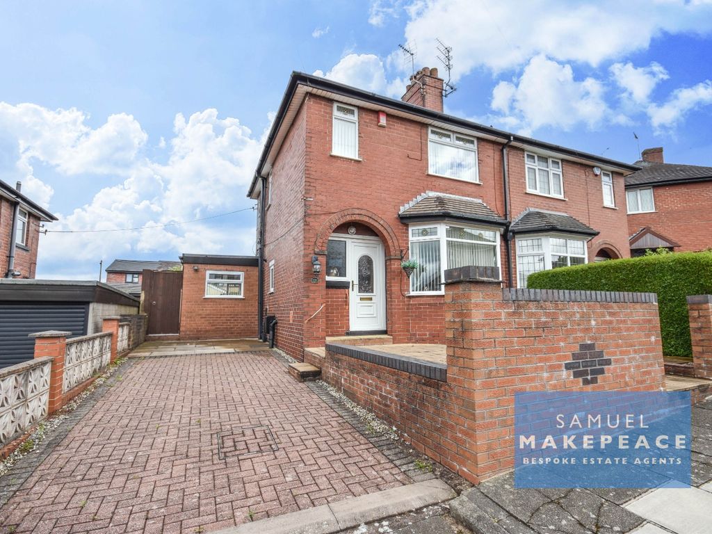 2 bed semidetached house for sale in Shaftesbury Avenue, StokeOnTrent, Staffordshire ST6, £