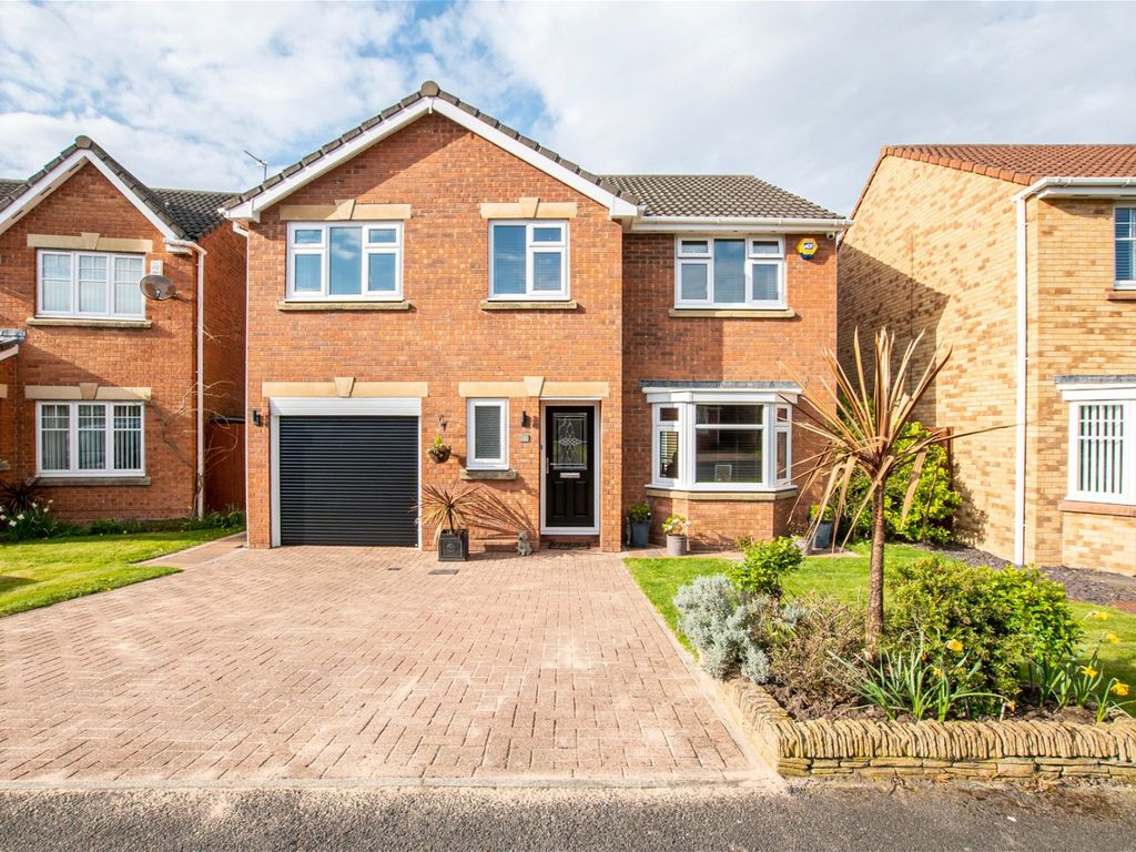 4 bed detached house for sale in Edinburgh Drive, Bedlington NE22, £
