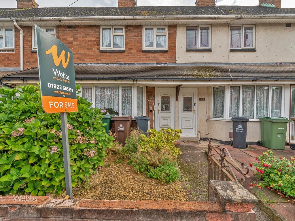 3 bed terraced house for sale in Glastonbury Crescent, Bloxwich