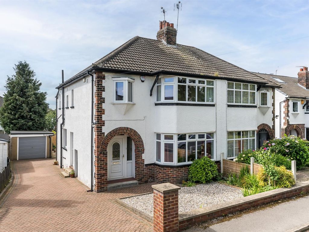 3 bed semidetached house for sale in Benton Park Road, Rawdon, Leeds