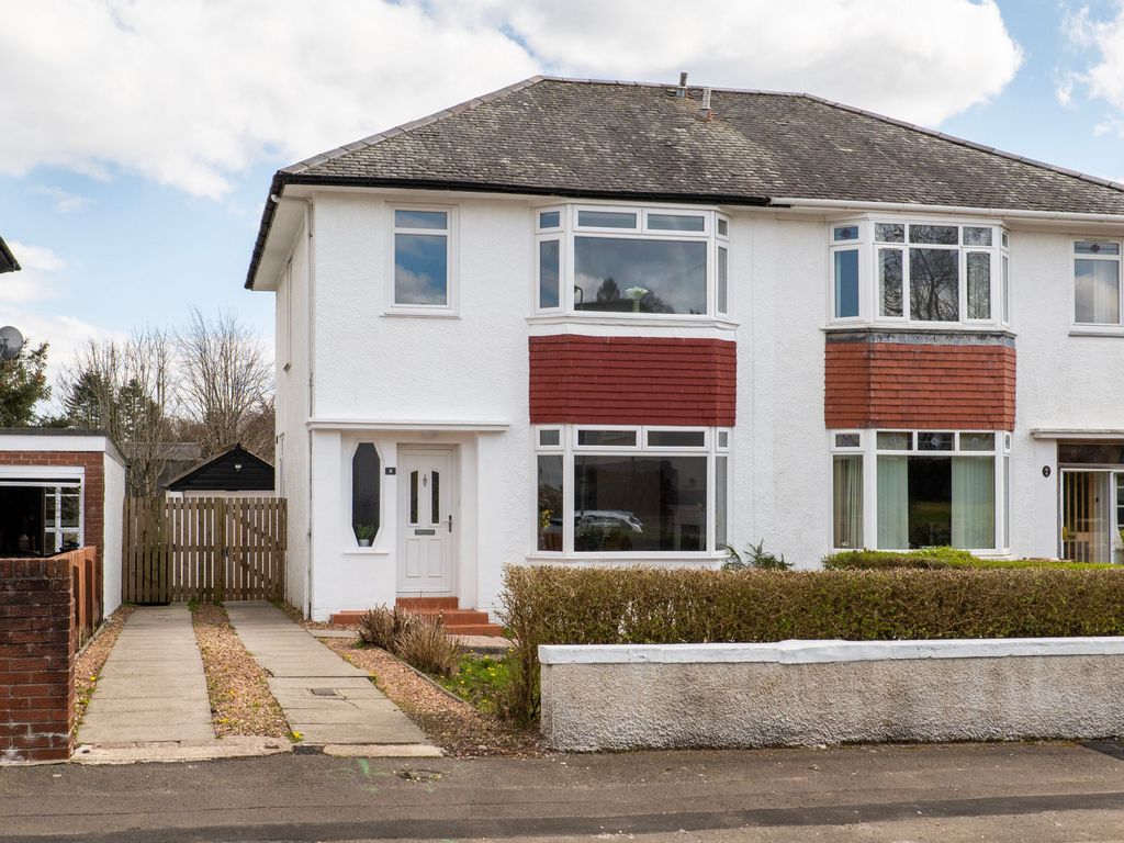 3 bed semidetached house for sale in Woodbank Crescent, Clarkston G76