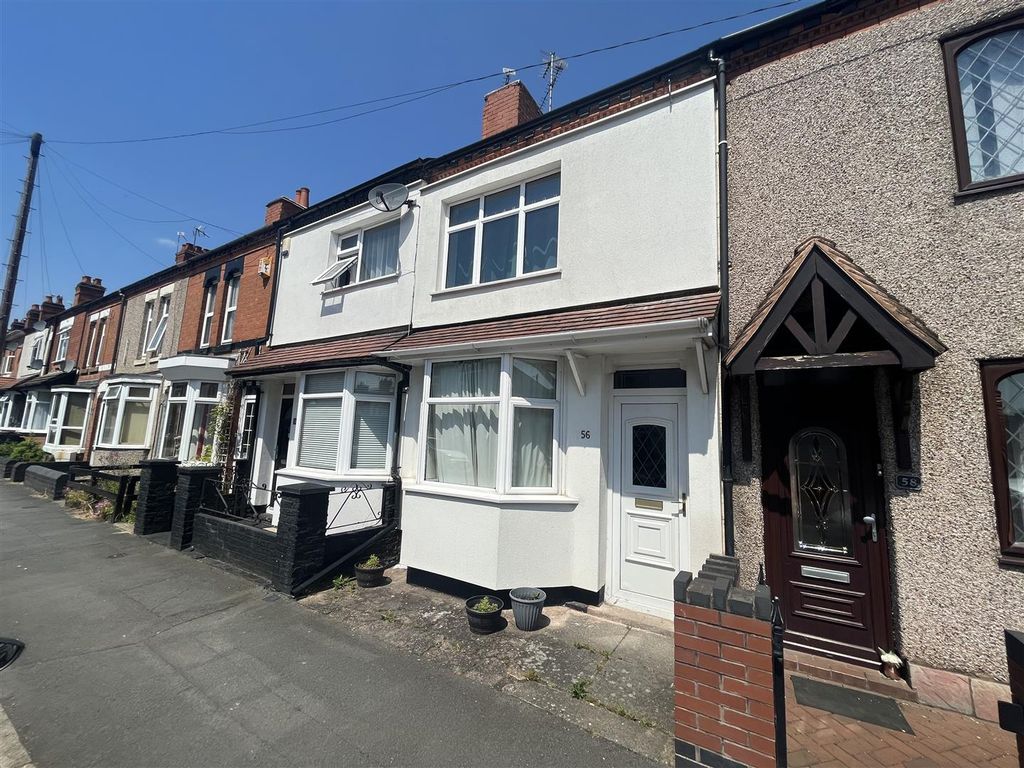 2 bed terraced house for sale in William Street, Nuneaton CV11, £