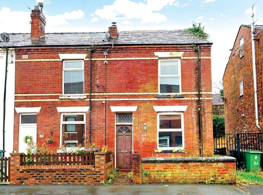 2 bed end terrace house for sale in Vine Street, Wigan WN1, £30,000