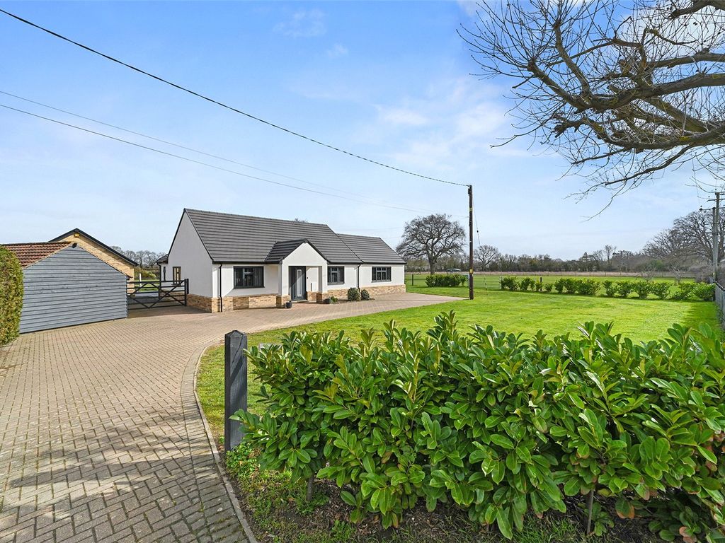 4 bed bungalow for sale in Bures Road, West Bergholt, Colchester, Essex