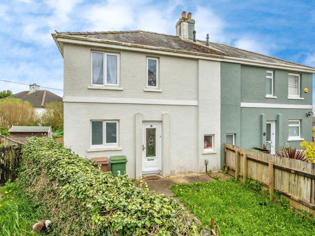 3 bed semidetached house for sale in Morwell Gardens, Plymouth PL2, £