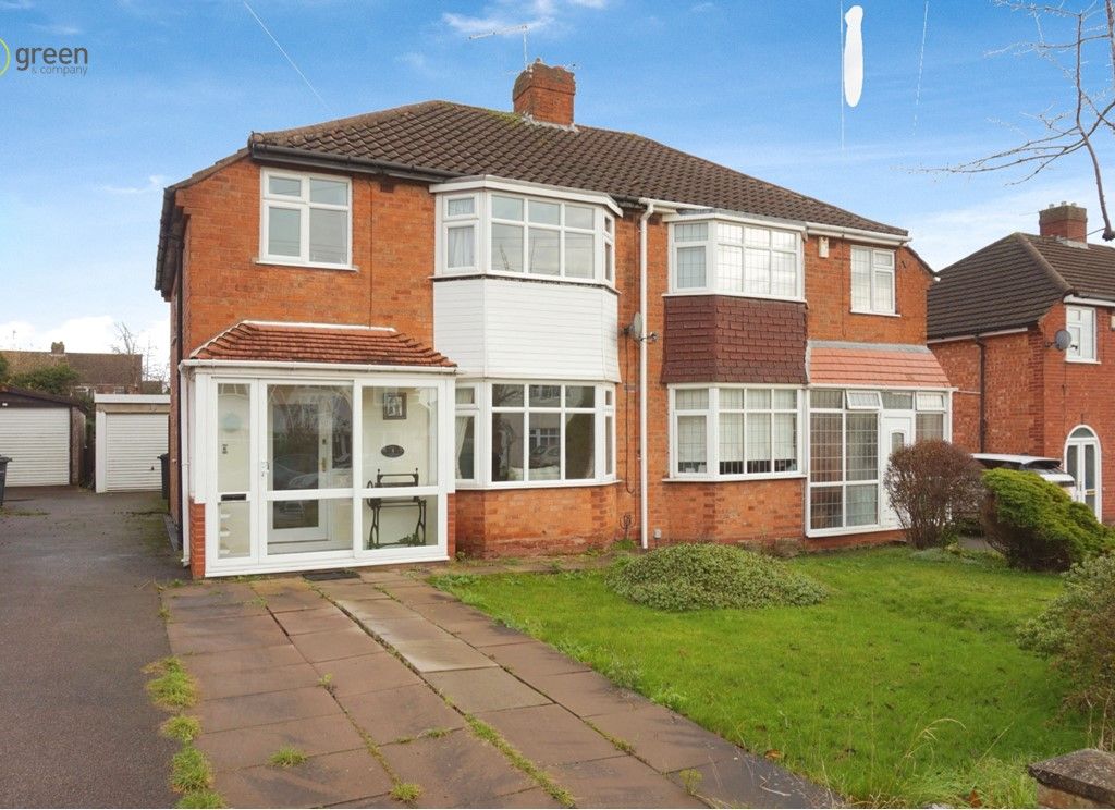 3 bed semidetached house for sale in Springfield Crescent, Walmley