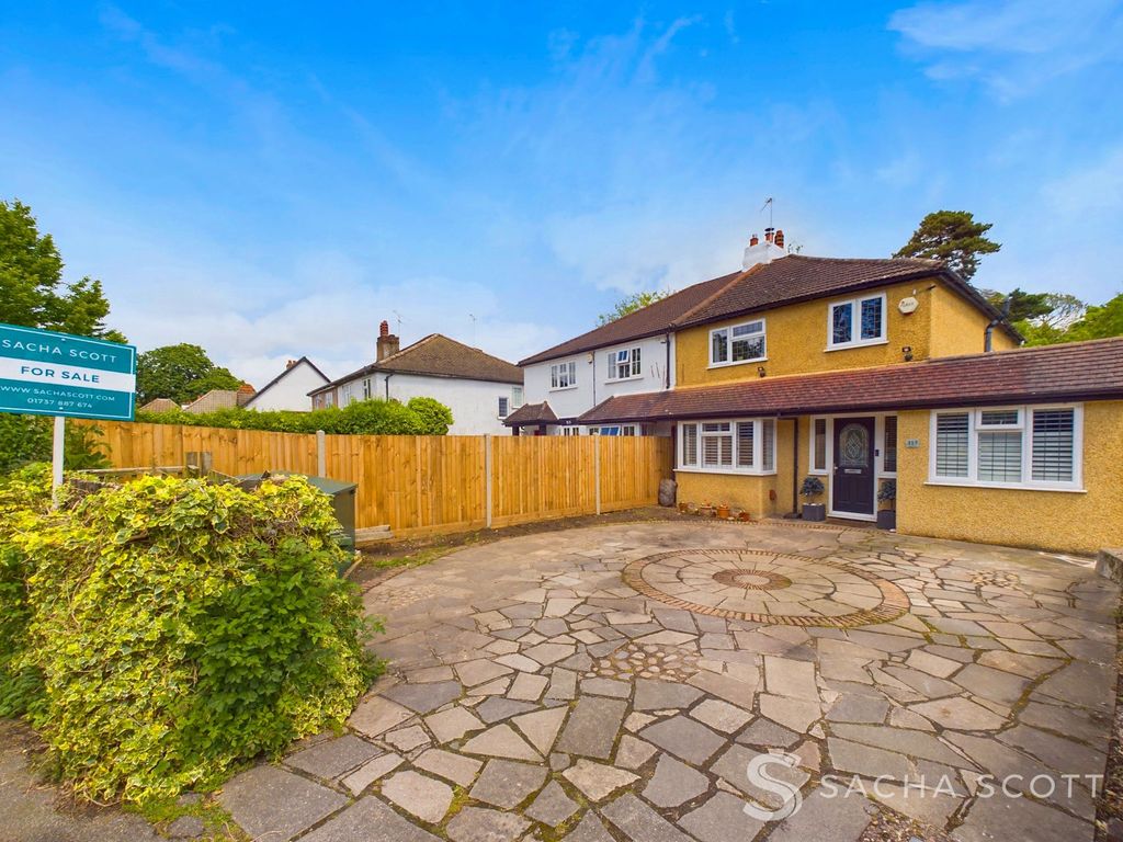 4 bed semidetached house for sale in Reigate Road, Epsom KT17, £