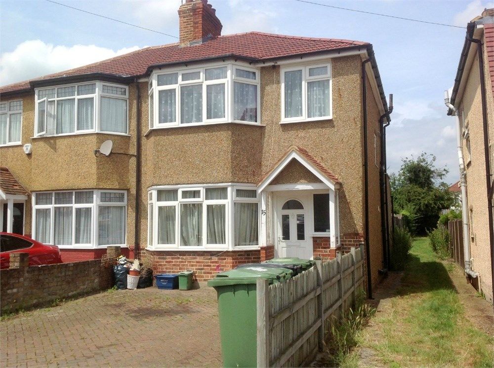 3 bed semidetached house to rent in Riverholme Drive, Ewell KT19, £