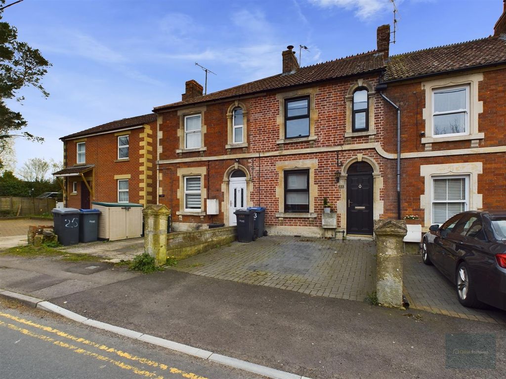 2 bed terraced house for sale in Drynham Road, Trowbridge BA14, £