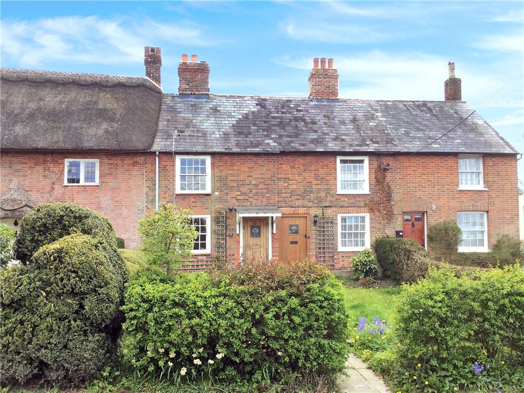 2 bed terraced house for sale in The Hollow, Child Okeford, Blandford