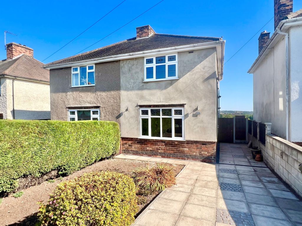 2 bed semidetached house for sale in High Street, Stonebroom, Alfreton