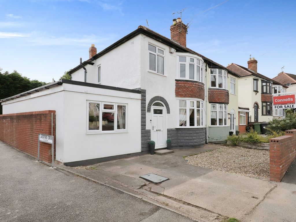 3 bed semidetached house for sale in Burland Avenue, Claregate