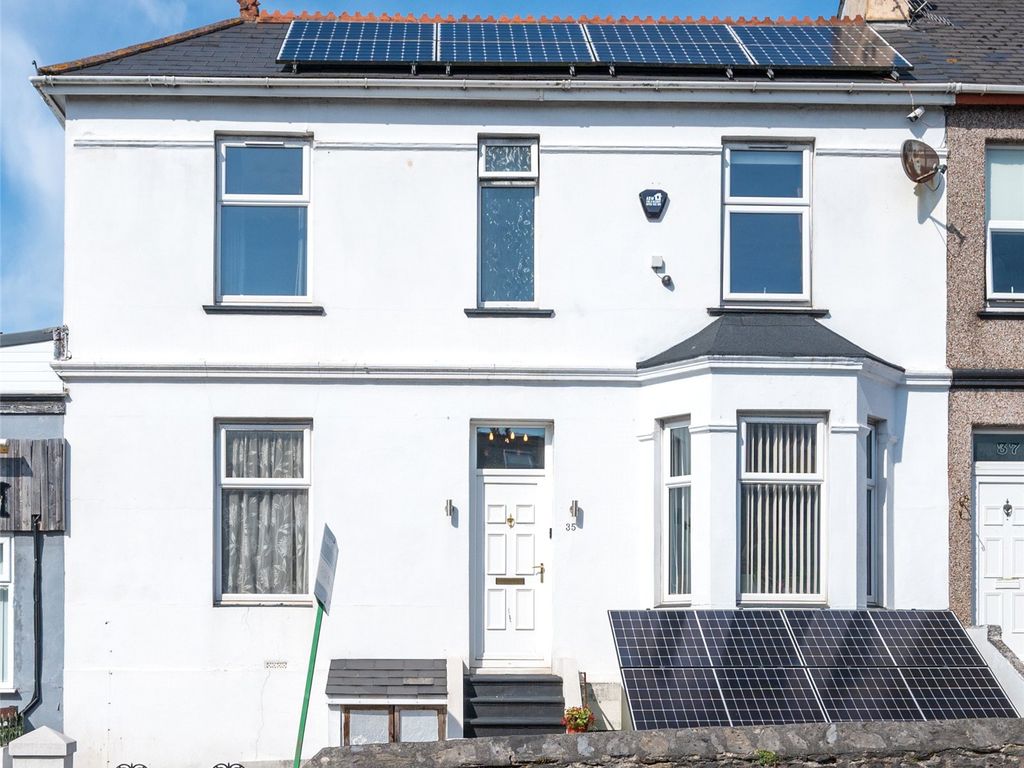 3 bed terraced house for sale in Old Laira Road, Plymouth, Devon PL3, £