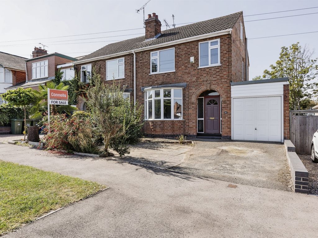 3 bed semidetached house for sale in Howard Road, Glen Parva