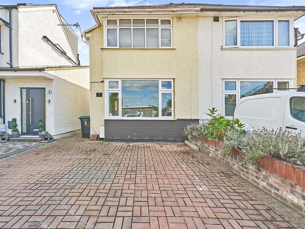 2 bed semidetached house for sale in Oakcroft Villas, Chessington KT9