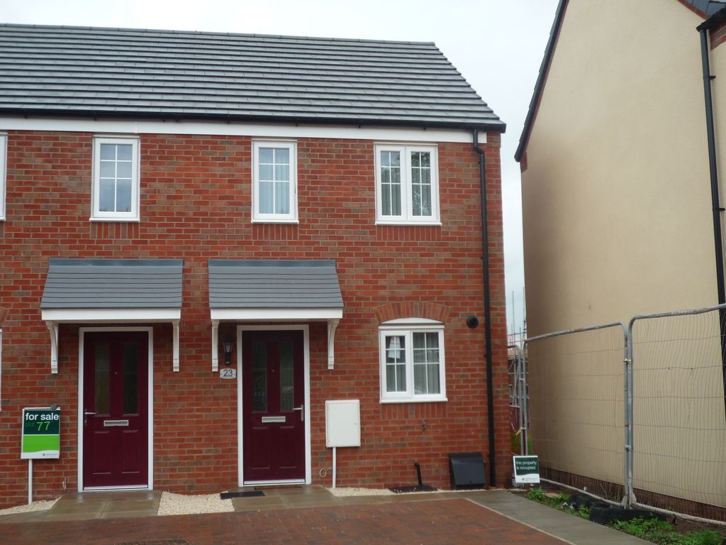 2 bed semidetached house to rent in Prospero Close, Penkridge, Staffs