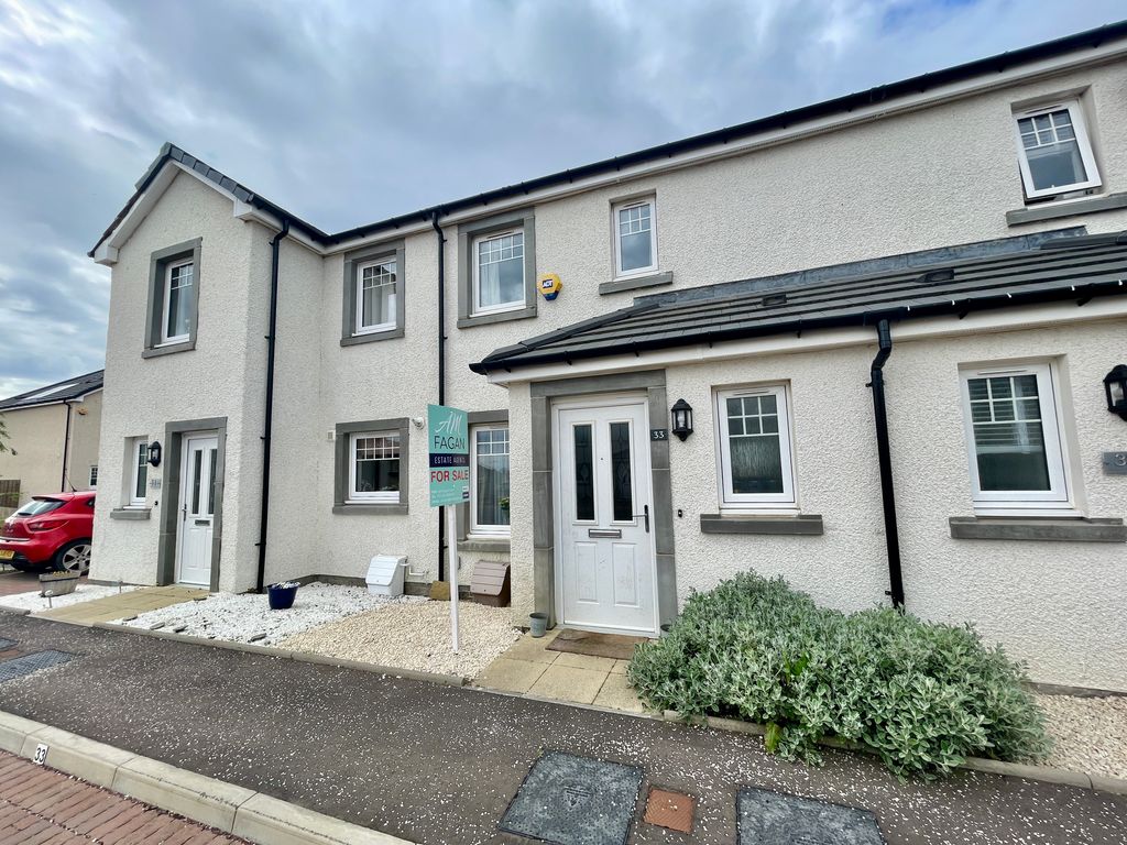 2 bed terraced house for sale in Longwalk Crescent, Coatbridge ML5, £