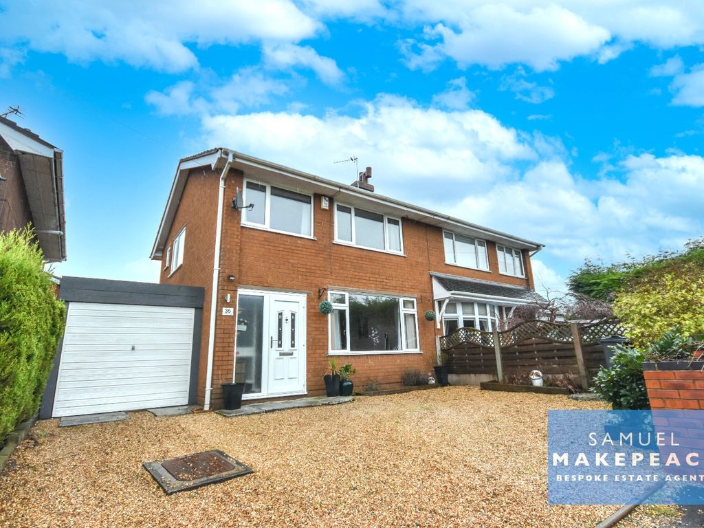 3 bed semidetached house for sale in Sandbach Road, Rode Heath, Stoke
