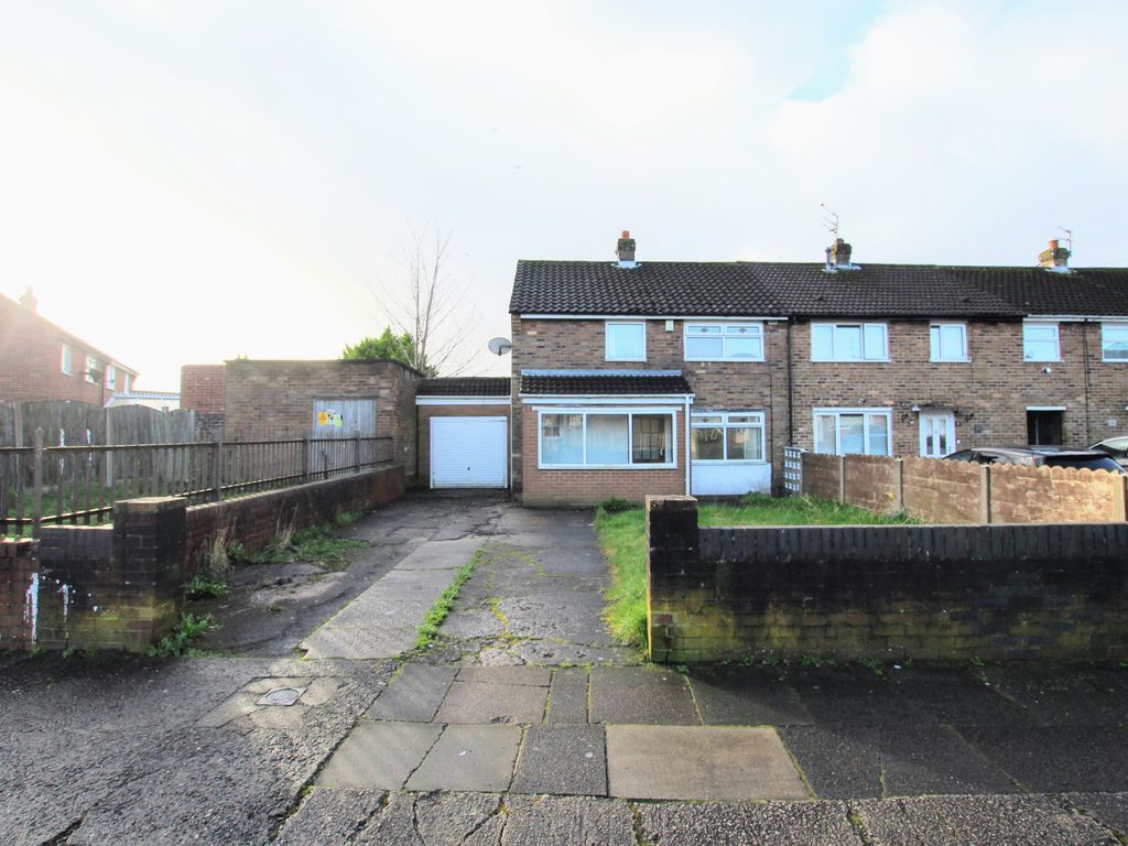 3 bed end terrace house for sale in Tennyson Road, Huyton L36, £117,500