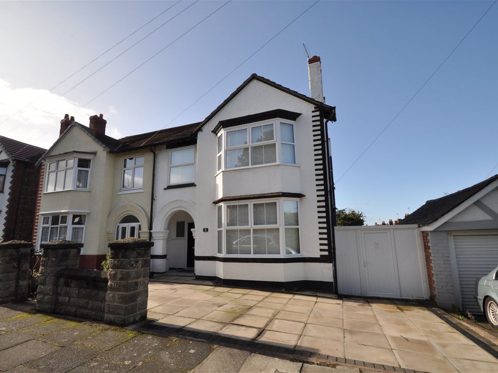 4 bed semidetached house for sale in Oarside Drive, Wallasey CH45, £