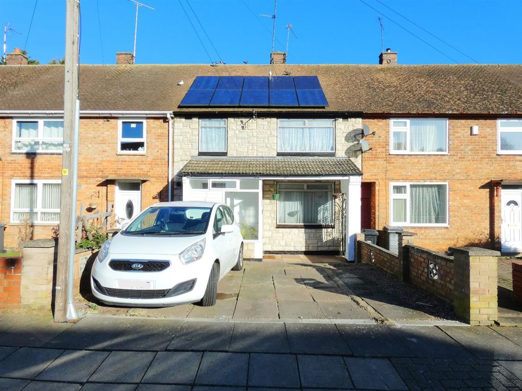 3 bed terraced house for sale in Perkyn Road, Thurnby Lodge, Leicester