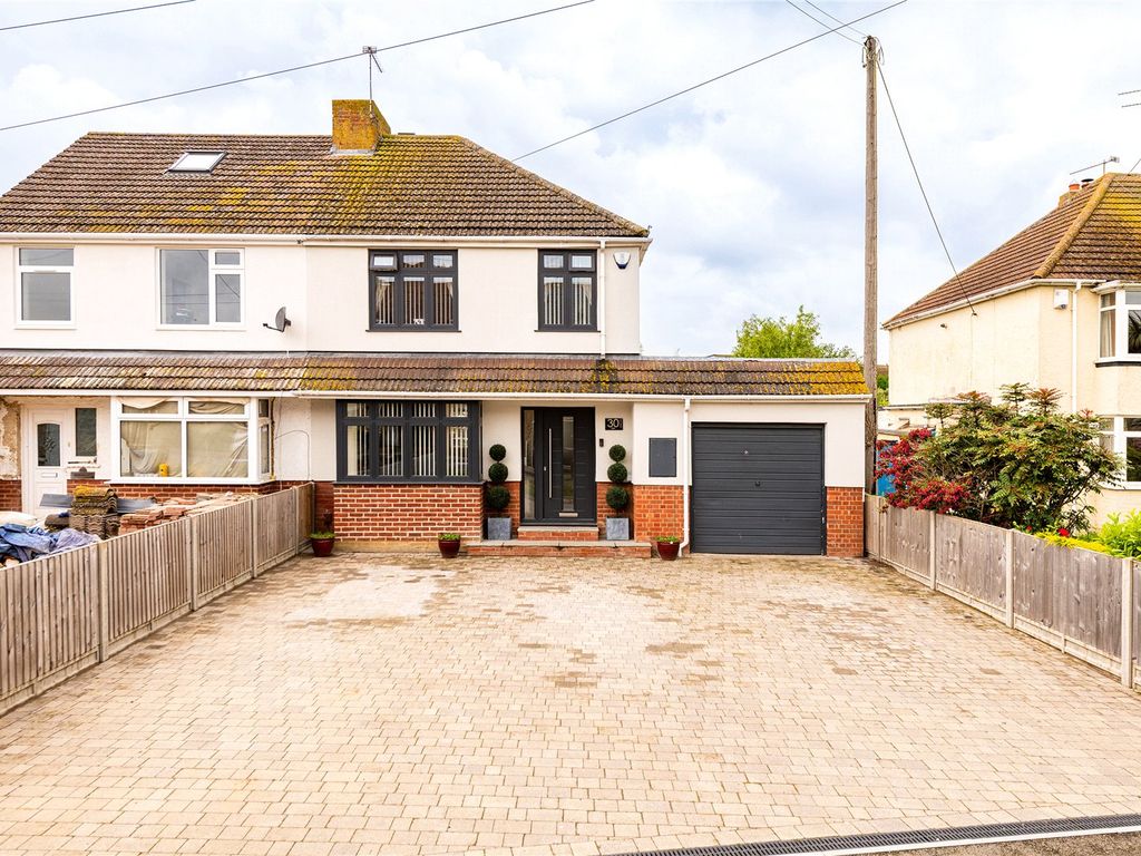 3 bed semidetached house for sale in Ferry Road, Iwade, Sittingbourne