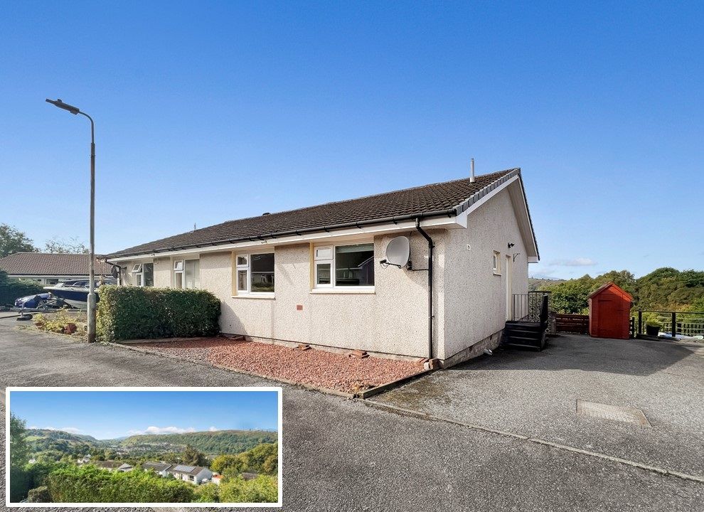 2 bed semidetached house for sale in Etive Gardens, Oban, Argyll, 4Jp