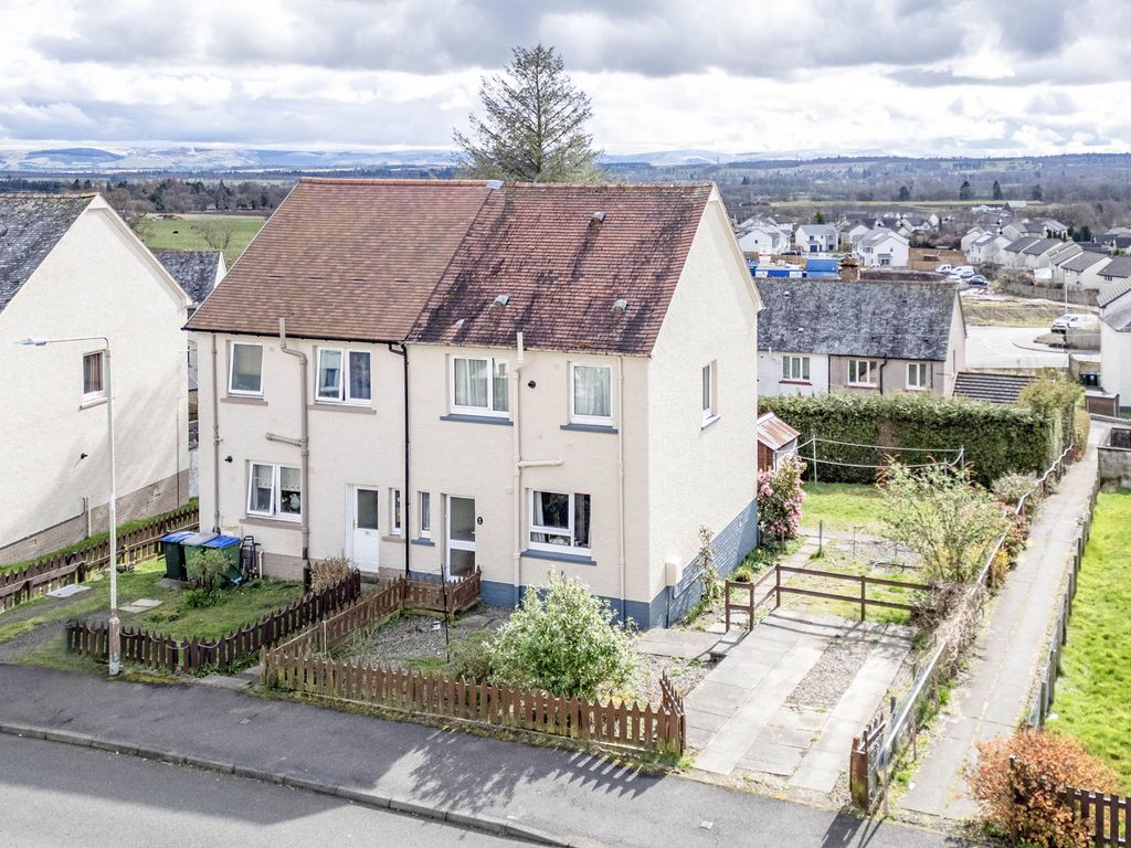2 bed semidetached house for sale in Alligan Road, Crieff PH7, £