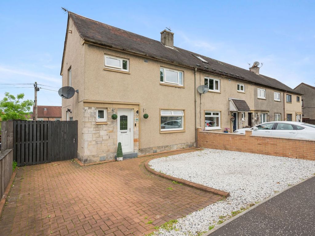 2 bed end terrace house for sale in Braehead Avenue, Tullibody FK10, £