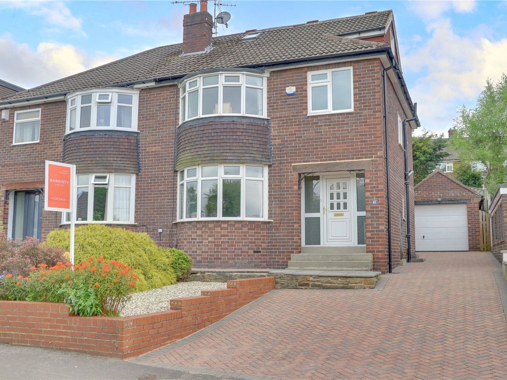 4 bed semidetached house for sale in Moseley Wood Drive, Cookridge