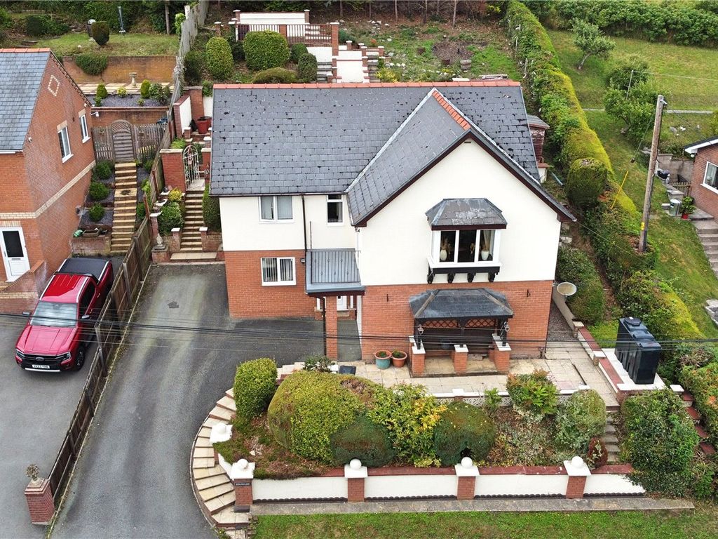 4 bed detached house for sale in Step A Side, Mochdre, Newtown, Powys