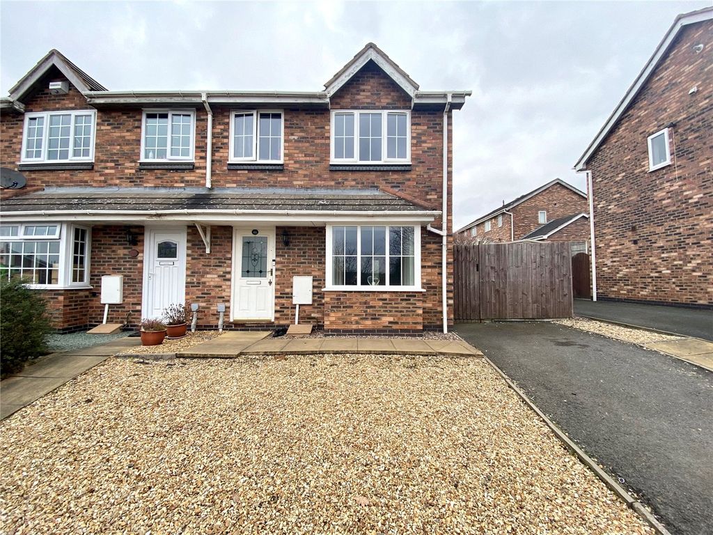 3 bed semi-detached house for sale in Woodside Road, Ketley, Telford ...