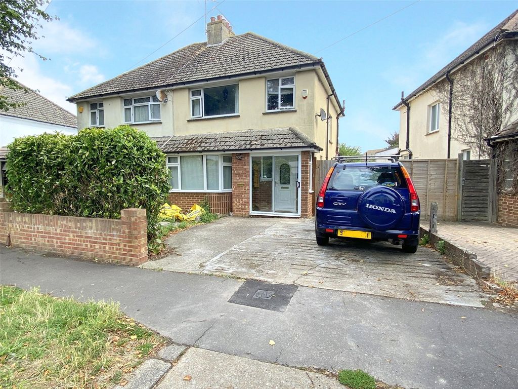 4 bed semidetached house for sale in Monks Avenue, Lancing, West